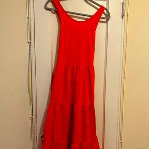 J.Crew Sundress - Maxi- Red Poppy - XS